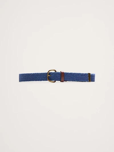 Woven Cotton Slider Belt