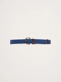 Woven Cotton Slider Belt
