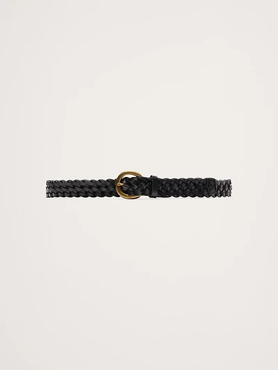 Braided Leather Belt