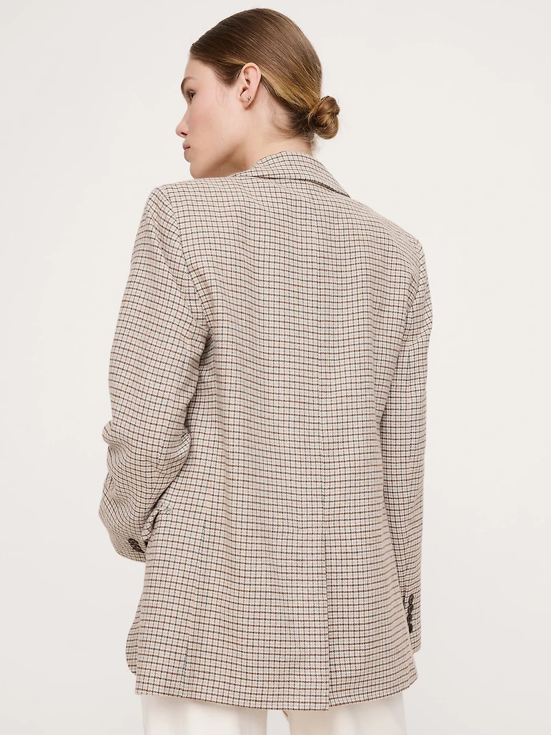 Boyfriend Italian Flannel Blazer