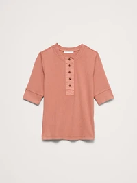 Ribbed Henley
