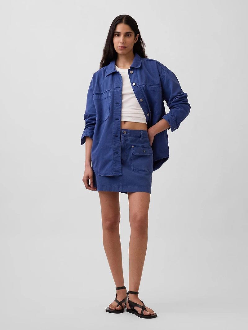 Oversized Shirt Jacket