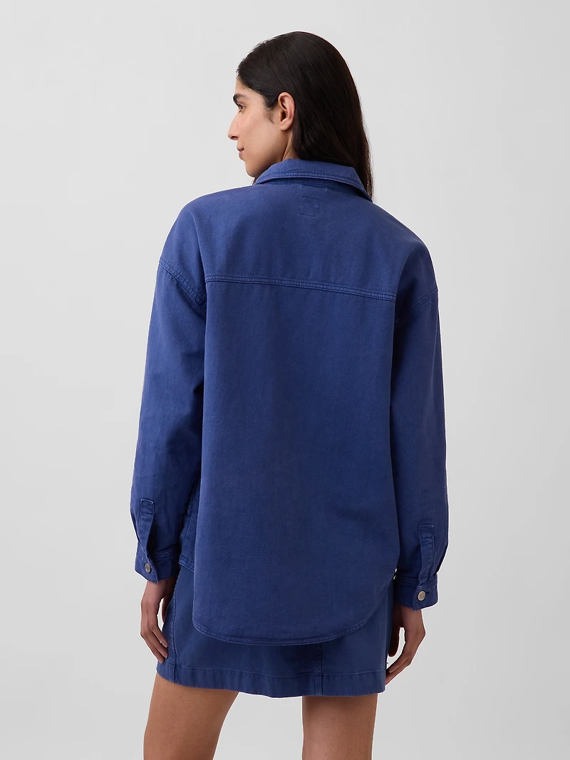 Oversized Shirt Jacket