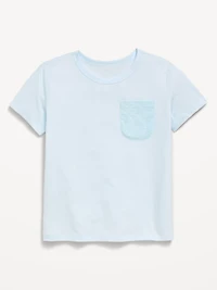 Softest Short-Sleeve Pocket T-Shirt for Girls