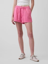 4" UltraSoft Denim Easy Shorts