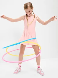 PowerSoft Sleeveless Tie-Strap Athletic Dress for Girls