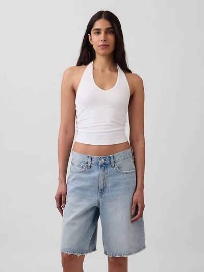CloseKnit Halter Crop Top