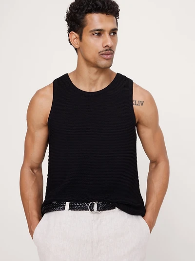 Cotton Sweater Tank