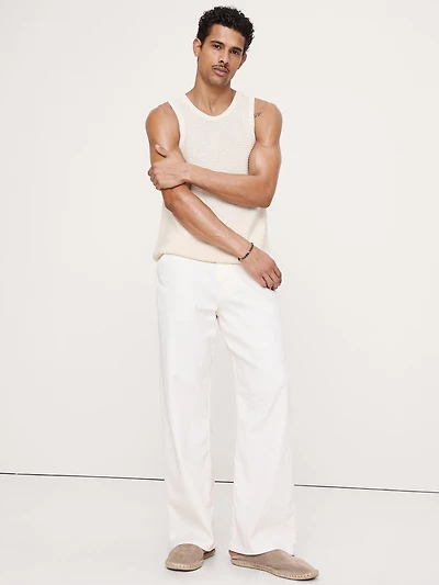 Cotton Sweater Tank