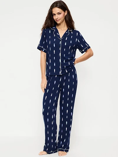 Sunday Sleep Knit Jersey Pant Set