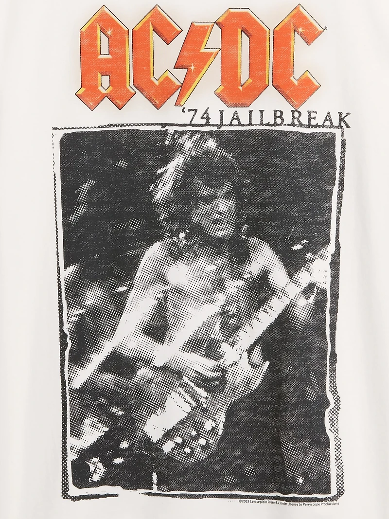 AC/DC Relaxed Graphic T-Shirt