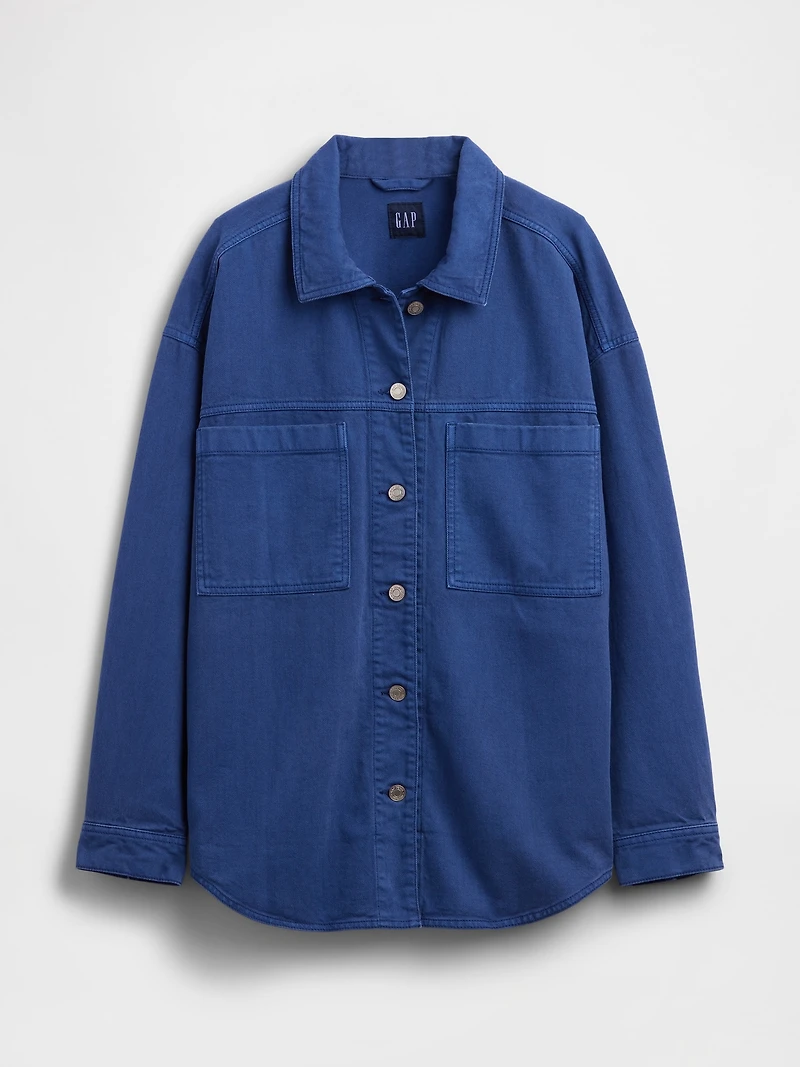 Oversized Shirt Jacket