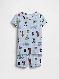 Pyjama court en coton biologique brossé à imprimé de Star Wars pour Bébé et Tout-petit