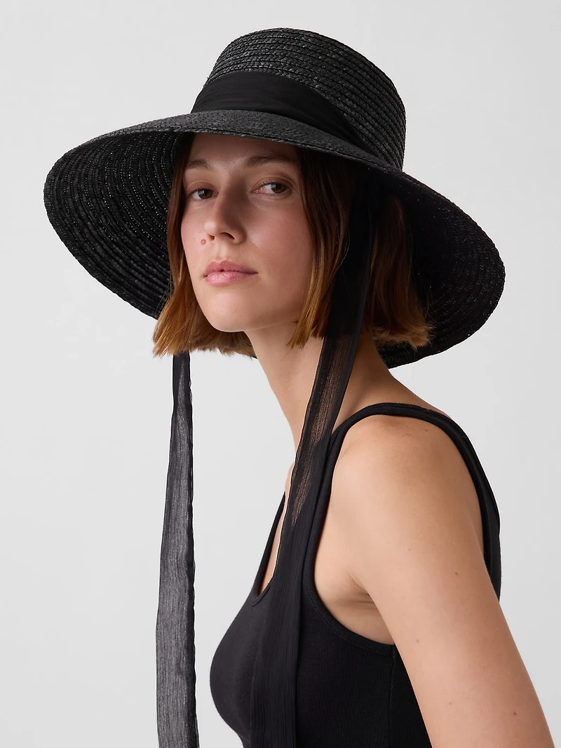 Wide Brim Straw Hat
