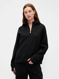 GapFit Oversized Quarter-Zip Hoodie