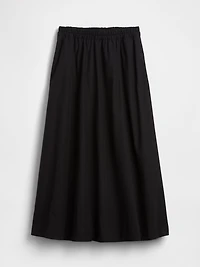 Poplin Maxi Skirt