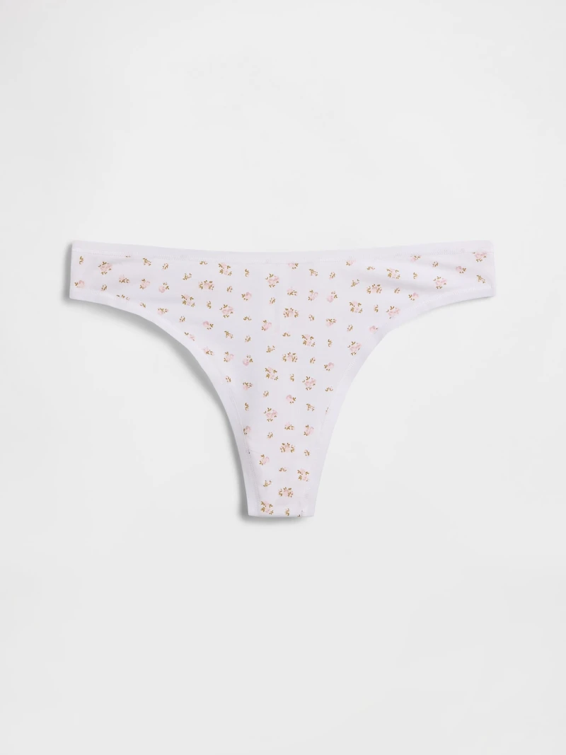 Organic Stretch Cotton Thong