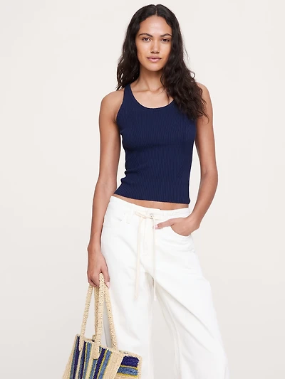 Ribbed Cotton Tank