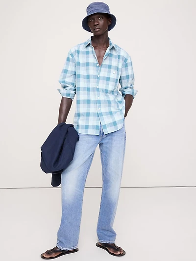 Relaxed-Fit Summerweight Cotton Shirt