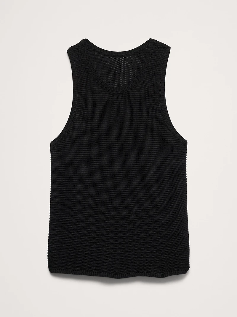 Cotton Sweater Tank