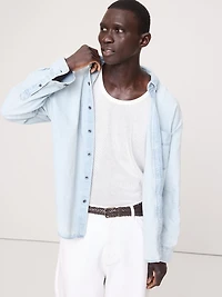 Relaxed-Fit Denim Shirt