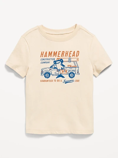 T-shirt à imprimé manches courtes pour tout-petit