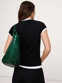 Airy Cotton Layered T-Shirt