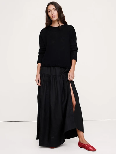 Cotton Crew-Neck Sweater