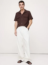 Textured Knit Resort Shirt