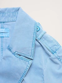 Cotton Twill Peacoat