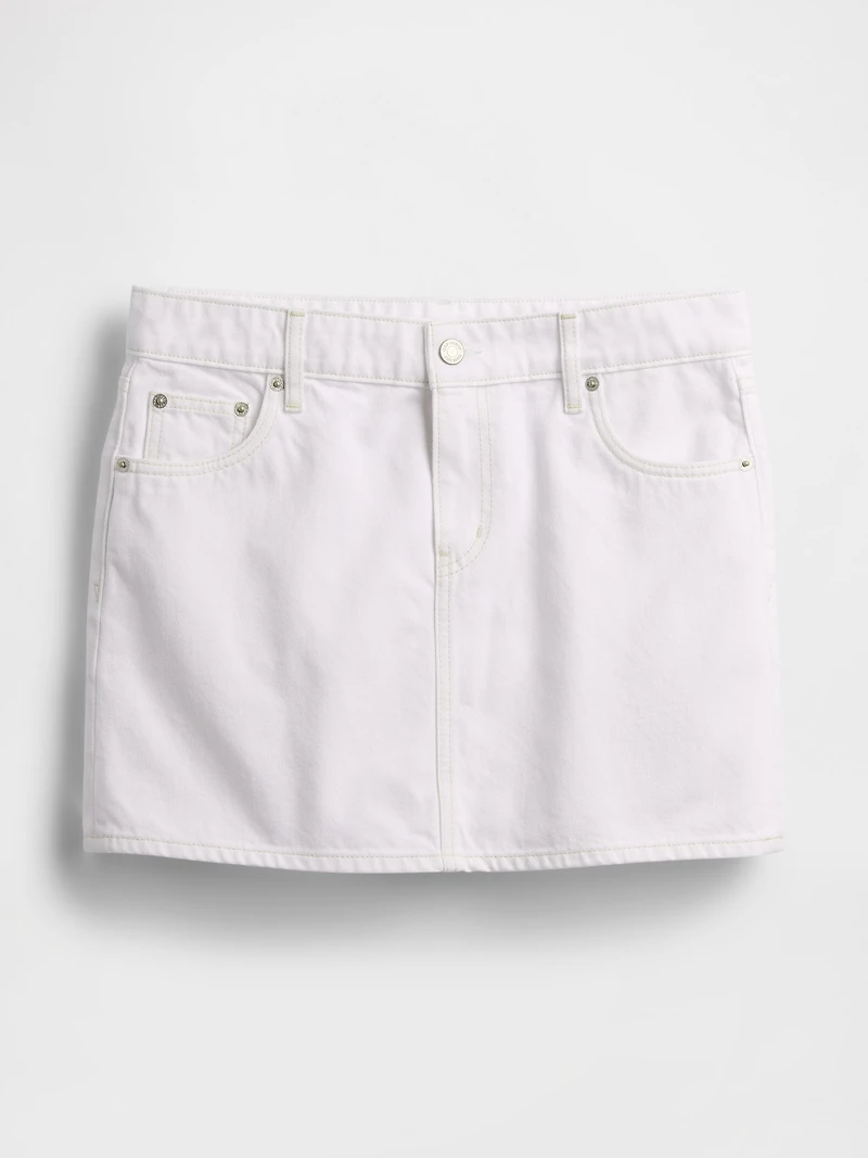 Denim Mini Skirt