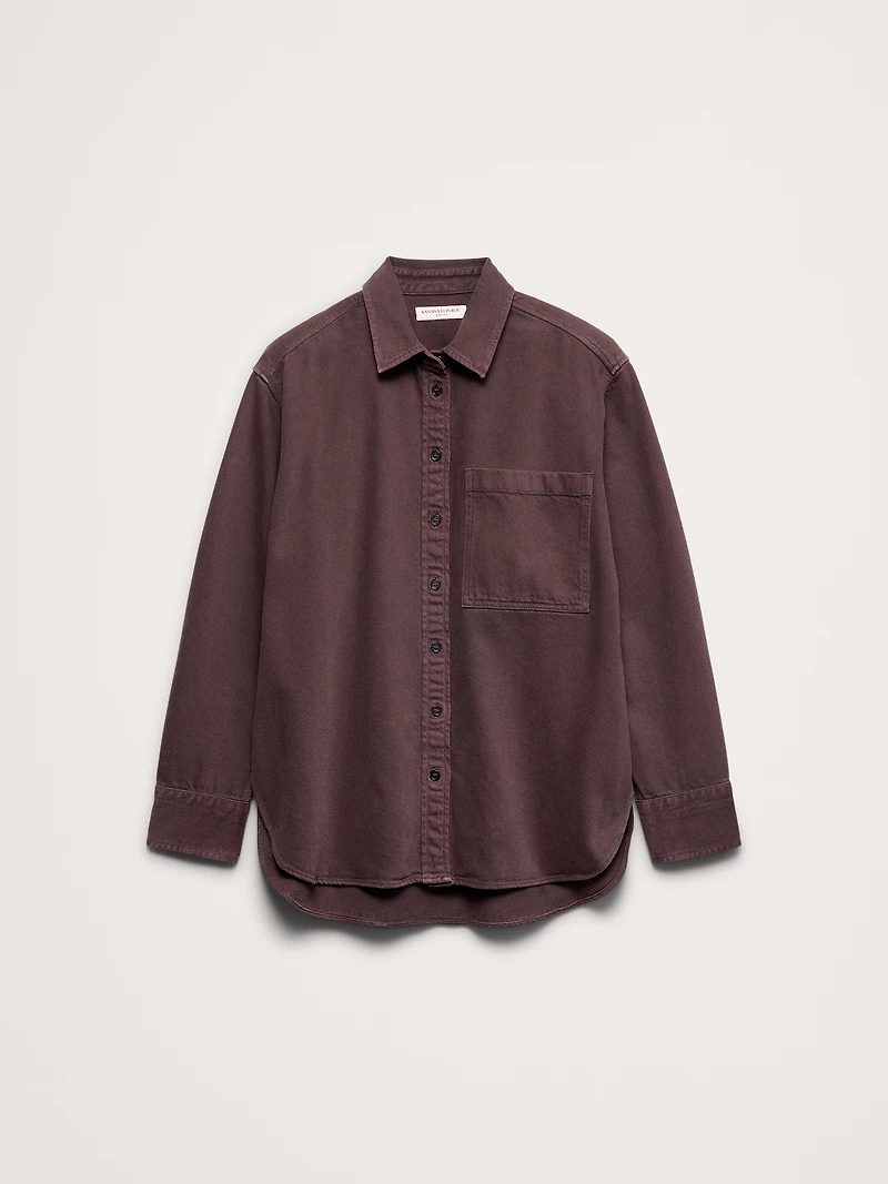 The Oversized Denim Shirt