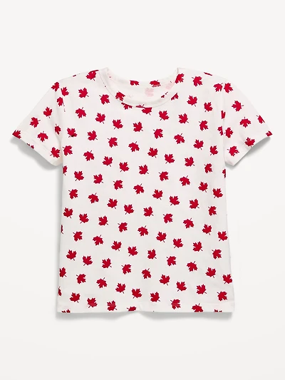 Printed Softest Short-Sleeve T-Shirt for Girls