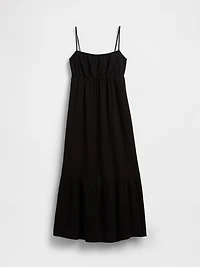 Cotton Gauze Tiered Empire Waist Dress