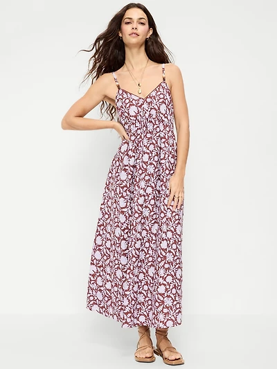 Sleeveless Boho Maxi Dress