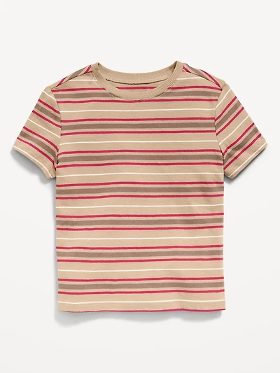 T-shirt rayé à manches courtes pour tout-petit