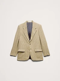 Relaxed Italian Linen Suit Jacket