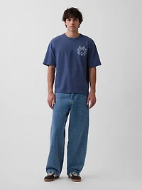 Keith Haring Oversized Graphic T-Shirt