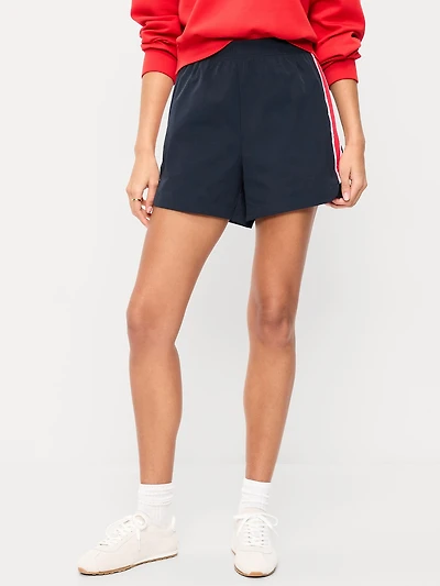 High-Waisted TrekTech Run Shorts