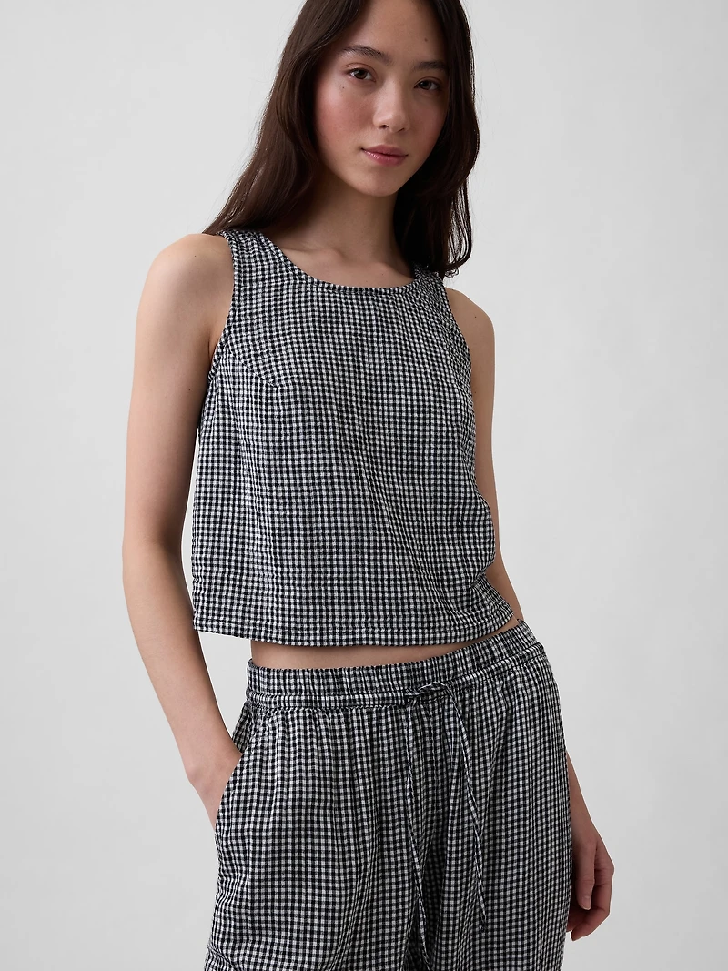 Cotton Gauze Easy Joggers