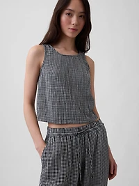 Cotton Gauze Easy Joggers