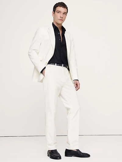 Italian Cotton-Linen Suit Pant
