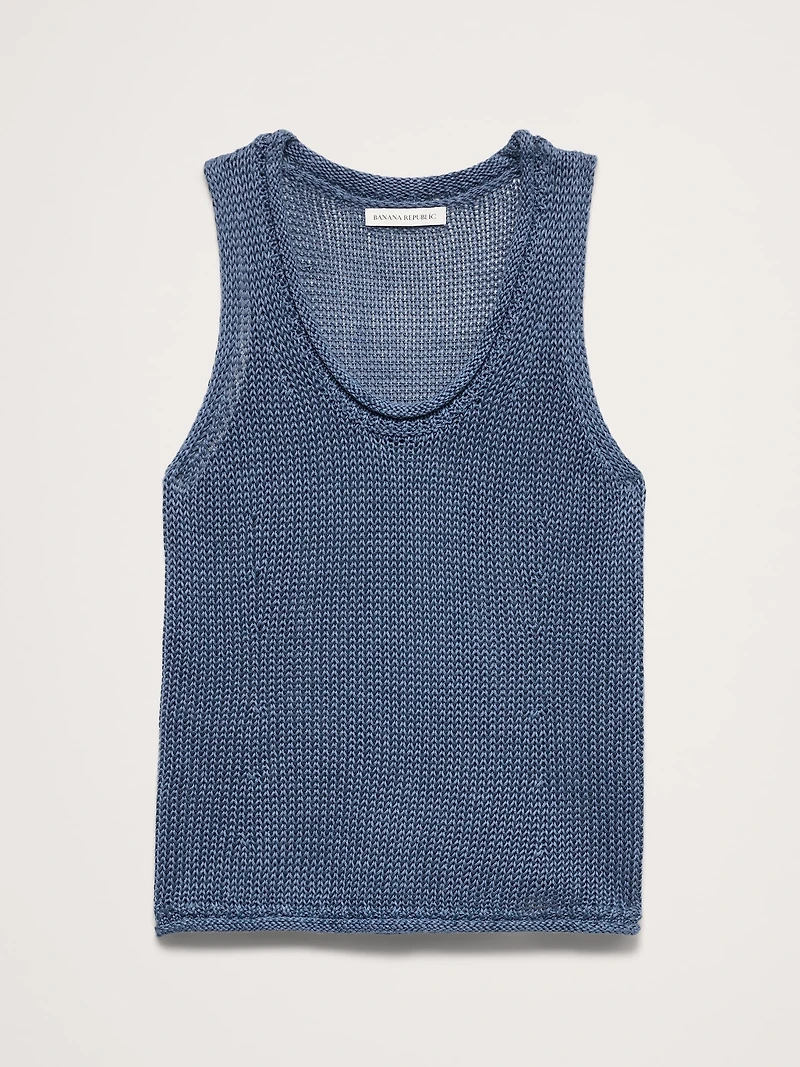 Heirloom Linen Sweater Tank