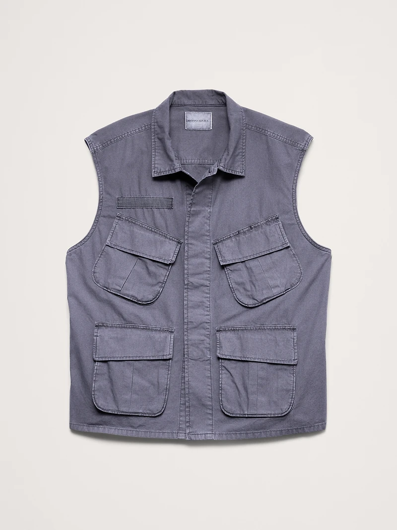 Cotton Utility Vest