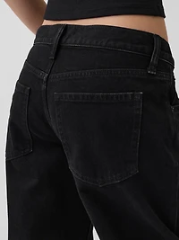 Low Rise Barrel Jeans