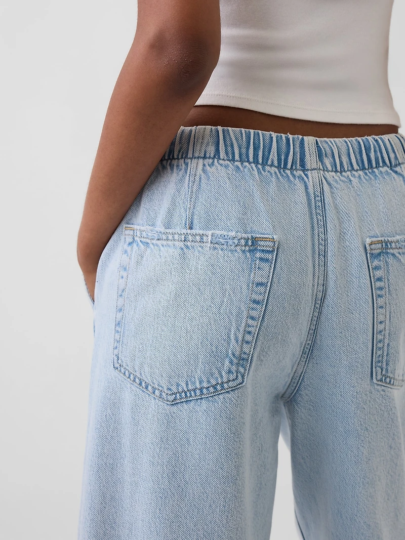 Low Rise Easy '90s Loose Crop Jeans