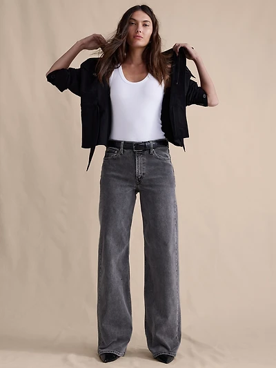 The Icon Classic Wide-Leg Jean