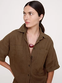 Linen Short-Sleeve Shirt
