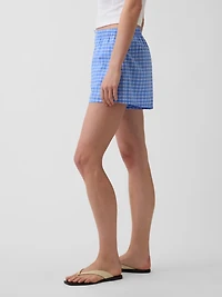 4" Seersucker Plaid Boxer Shorts