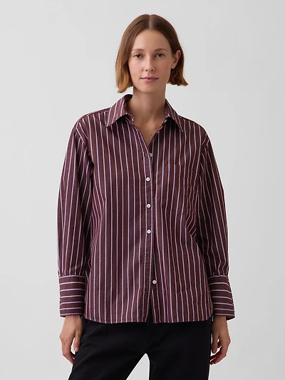 Organic Cotton Poplin Big Shirt